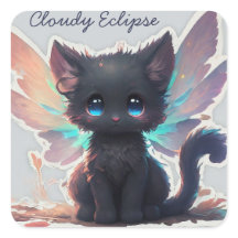 Fée de Kitten noir