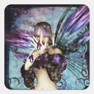 Sticker Carré Fée douce de mystère