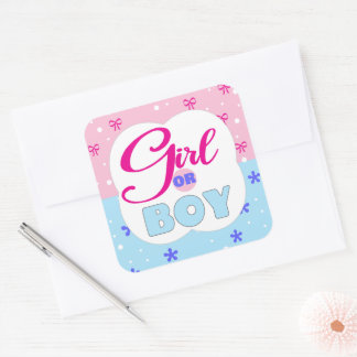 Sticker Carré Femme ou garçon