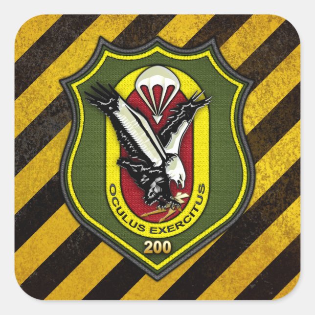 Sticker Carré Fernspählehrkompanie 200 [FSLK200] (Devant)