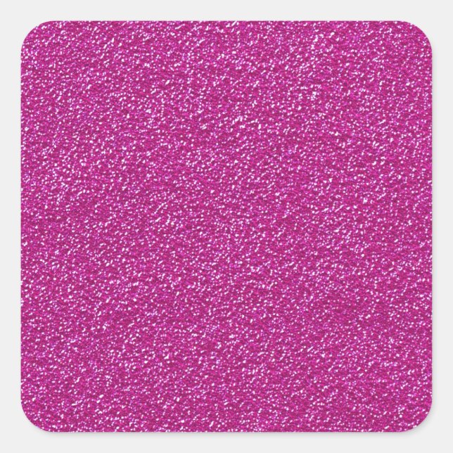 Sticker Carré Festive Chic rose Parties scintillant Arrière - pl (Devant)
