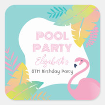 Fête d'anniversaire Tropicale aux Flamants Roses P