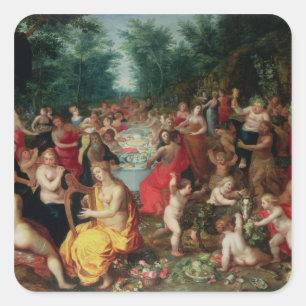 Sticker Carré Fête des Dieux