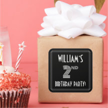 Fête du 2e anniversaire : Art Déco Style & Personn