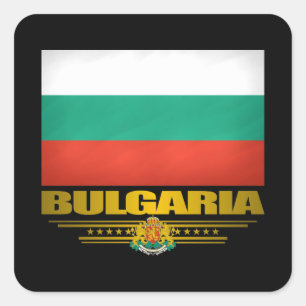 Sticker Carré Fierté de la Bulgarie
