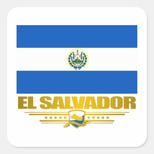 Sticker Carré "Fierté du Salvador "