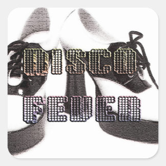Sticker Carré Fièvre Disco