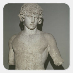 Sticker Carré Figure de Antinous, après 130 après J.C.