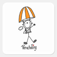 Figure de bâton de parachutisme