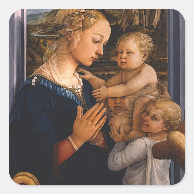 Sticker Carré Filippo Lippi (Devant)