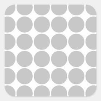 Sticker Carré Fille Chic Accessories Party Traite Pois d'argent
