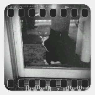 Sticker Carré Film Strip Lucy