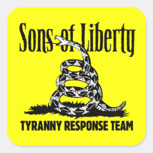 Sticker Carré Fils d'autocollant d'ÉQUIPE de RÉPONSE de TYRANN