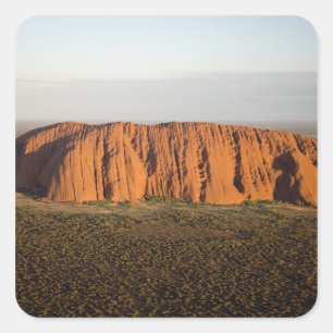 Sticker Carré Fin d'après-midi Lumière sur Uluru / Ayers Rock,