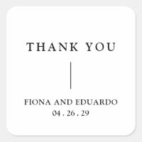 Fiona Noir et Blanc Monogramme Gras Mariage Modern