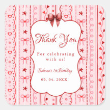 First Birthday valentine baby birthday party