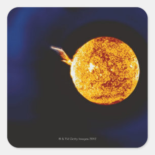 Sticker Carré Flare solaire