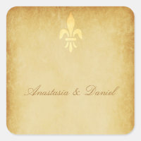 Fleur de lis or beige vintage