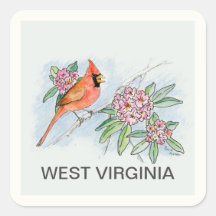 Fleur d'oiseau de Virginie occidentale