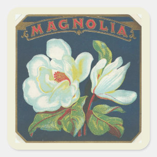 Sticker Carré Fleur vintage de Magnolia