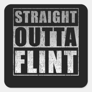Sticker Carré Flint extérieur droit