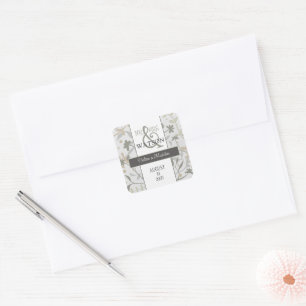 Sticker Carré Floral Sprigs Plutôt Personnalisé Inspirivity tend