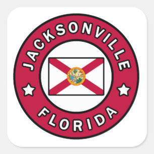 Sticker Carré Floride de Jacksonville