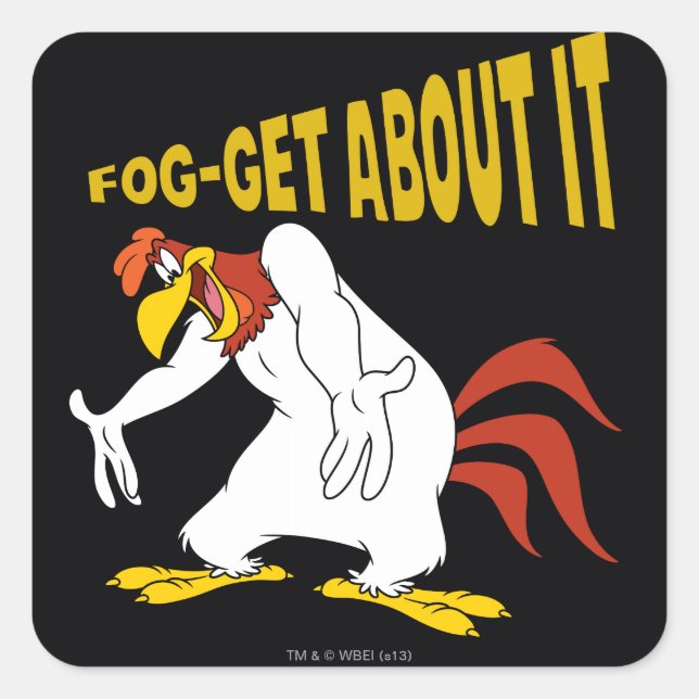 Sticker Carré Fog-Get À Ce Sujet (Devant)