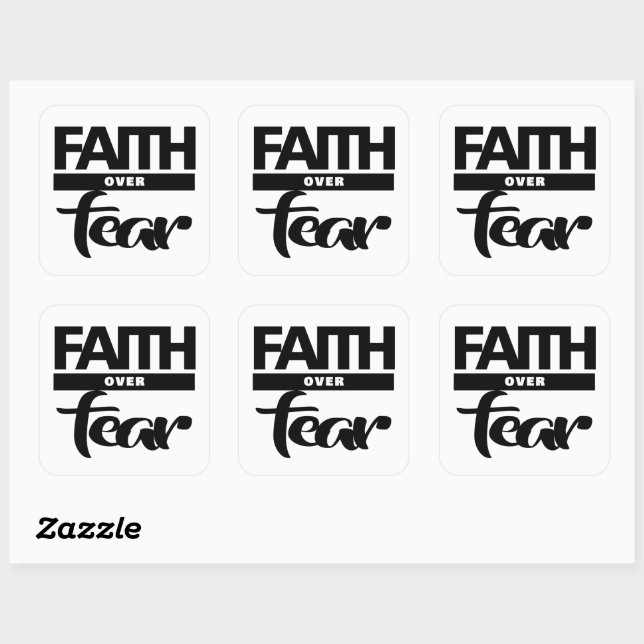Sticker Carré Foi sur Fea (Feuille)