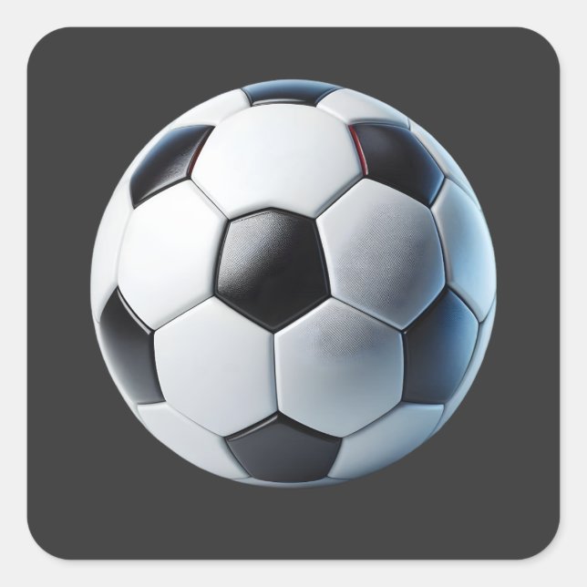 Sticker Carré Football (Devant)