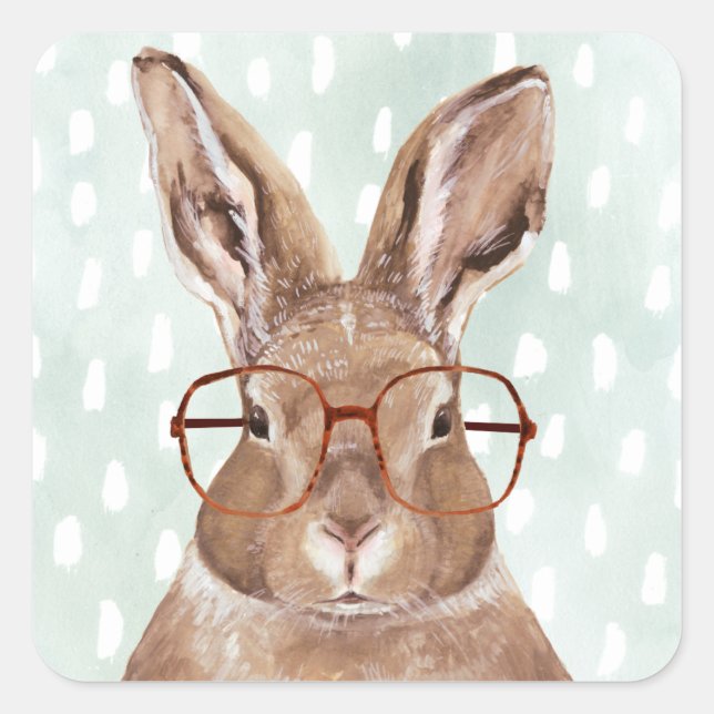Sticker Carré Forester à quatre roues | Lapin Lapin (Devant)