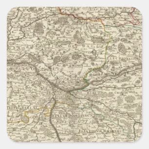 Sticker Carré Forêt de France