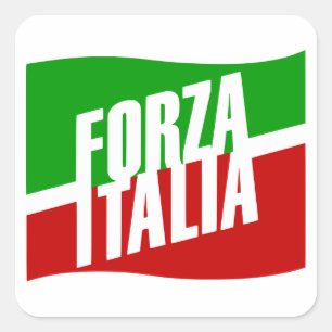 Sticker Carré Forza Italia