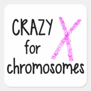 Sticker Carré Fou pour la feuille d'autocollant de chromosomes