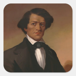 Sticker Carré Fr3d3rick Bailey Douglass : Légende des droits civ