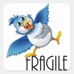STICKER CARRÉ FRAGILE
