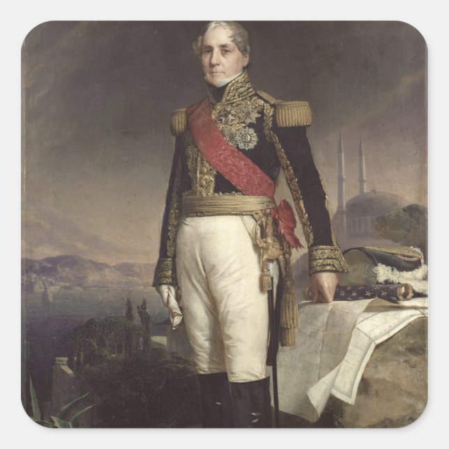 Sticker Carré Francois-Horace Count Sebastiani, 1841 (Devant)