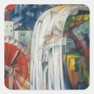 Sticker Carré Franz Marc Art