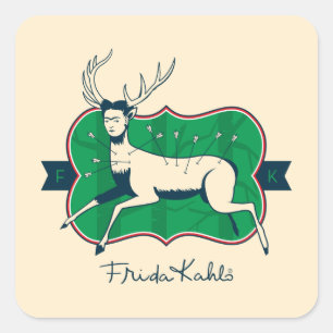 Sticker Carré Frida Kahlo Le Cerf Blessé