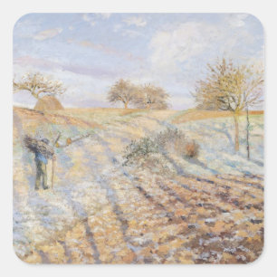 Sticker Carré Frost blanc, 1873