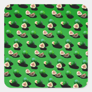 Sticker Carré Fruit exotique de goyave