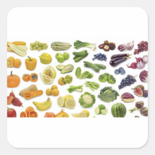 Sticker Carré Fruits et légume !