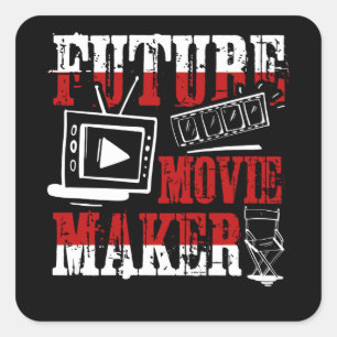 Sticker Carré Futur créateur de films