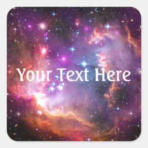 Sticker Carré Galaxie Angélique Falln