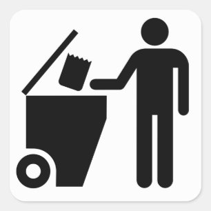 Sticker Carré Gardez la Terre belle : Ne pas lâcher