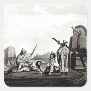 Sticker Carré Gauchos de Tucuman, 1820