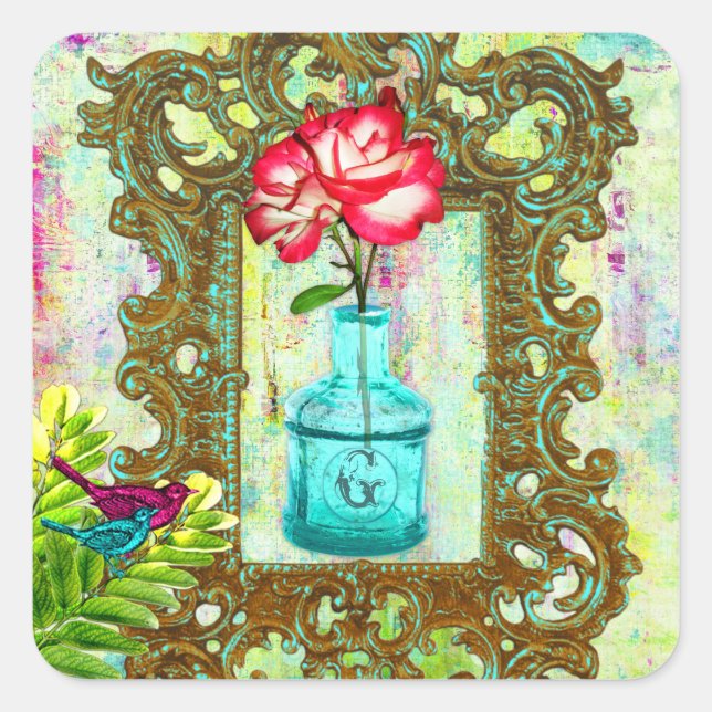 Sticker Carré GC | Greenhouse Chic (Devant)