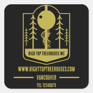 Sticker Carré Générateur maître Treehouse