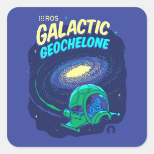 Sticker Carré Géochelone Galactique ROS