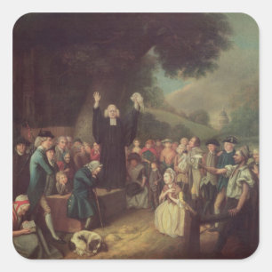 Sticker Carré George Whitefield prêche